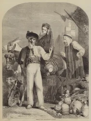 Escena en el mercado de frutas, Argel